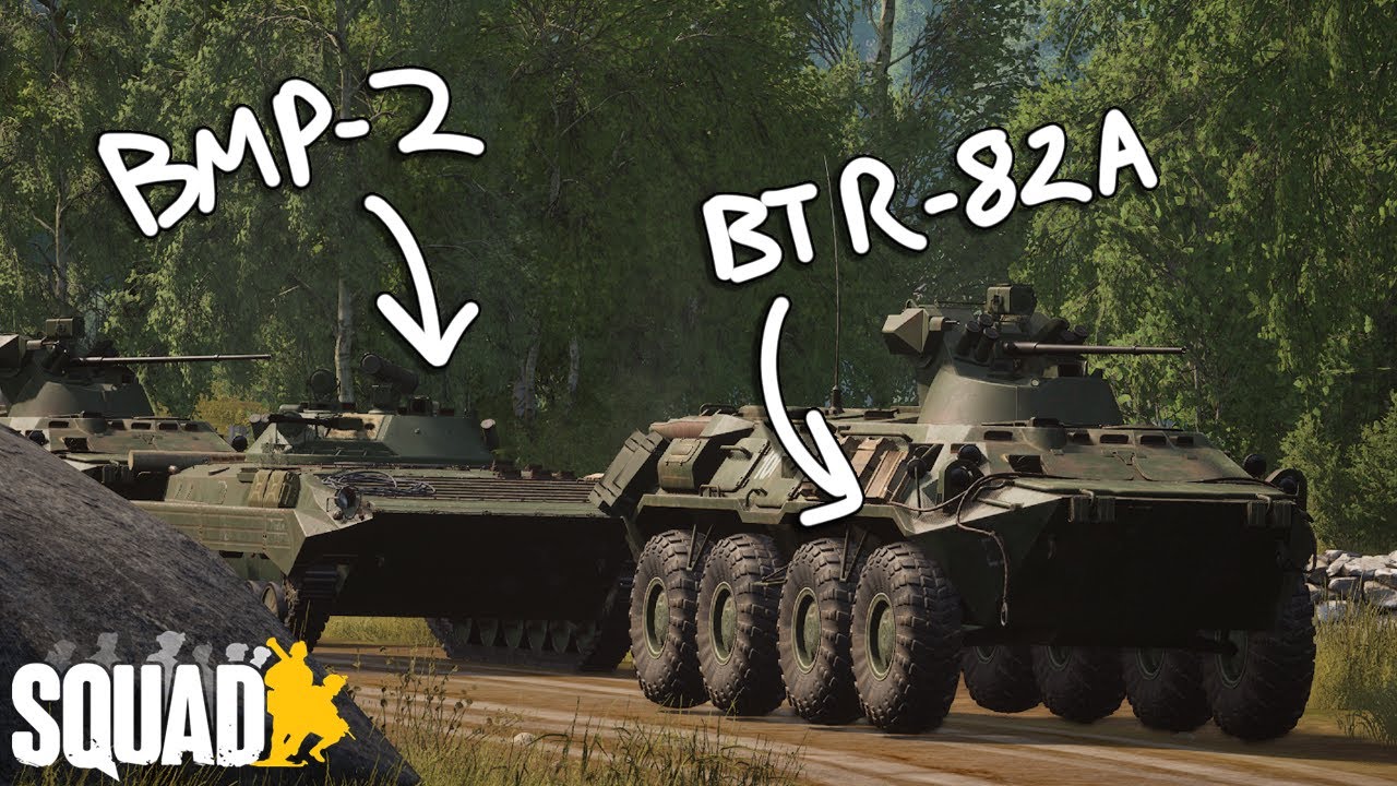 Vehicle Battles on Gorodok with the Russian BMP-2 and BTR-82A | Squad 100 Player Gameplay