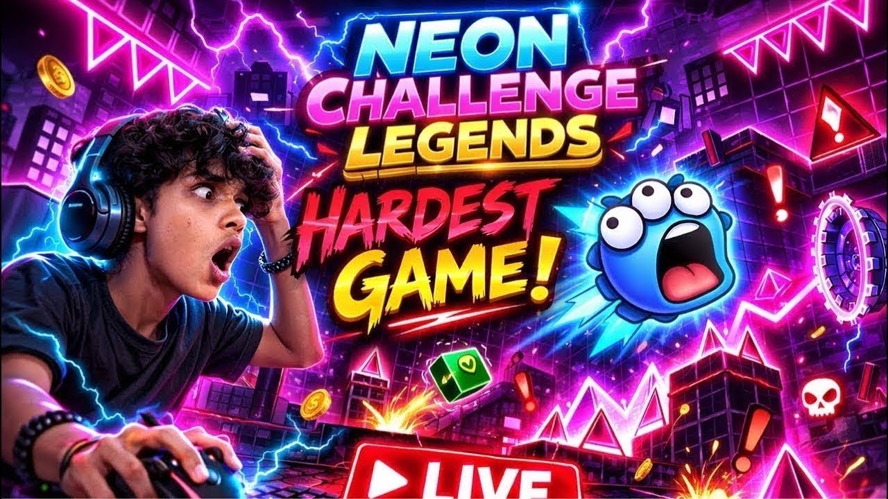 🔴 LIVE: Trying to Survive Neon Challenge Legends!
