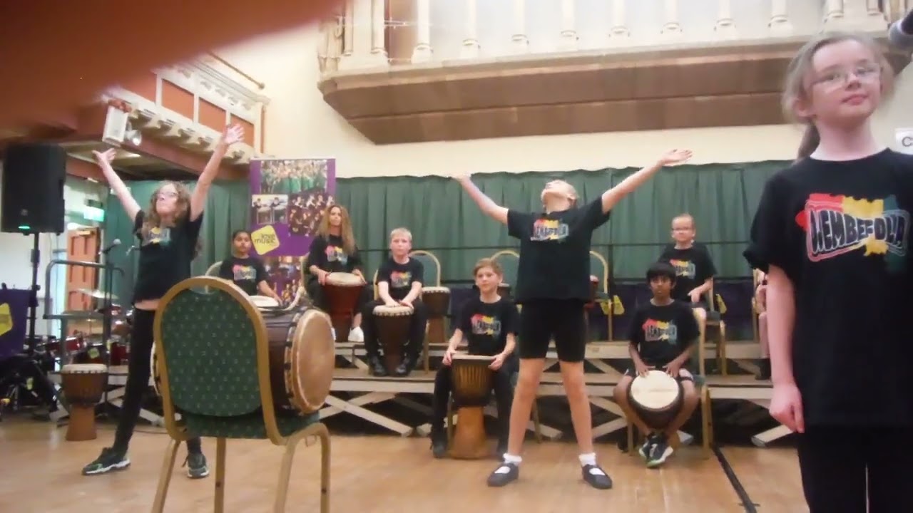 Wistaston Academy Djembefola performance at the Love Music Trust Primary Ensemble Finals!