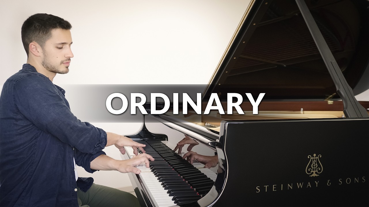 Ordinary - Alex Warren | Piano Cover + Sheet Music