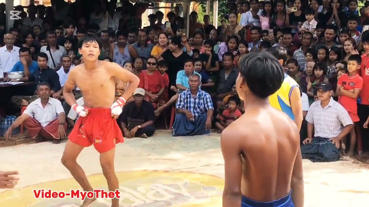 နှစ်ကရင်ရွာ မွန်ရိုးရာမြေဝိုင်းလက်ဝှေ့ပွဲကြမ်း