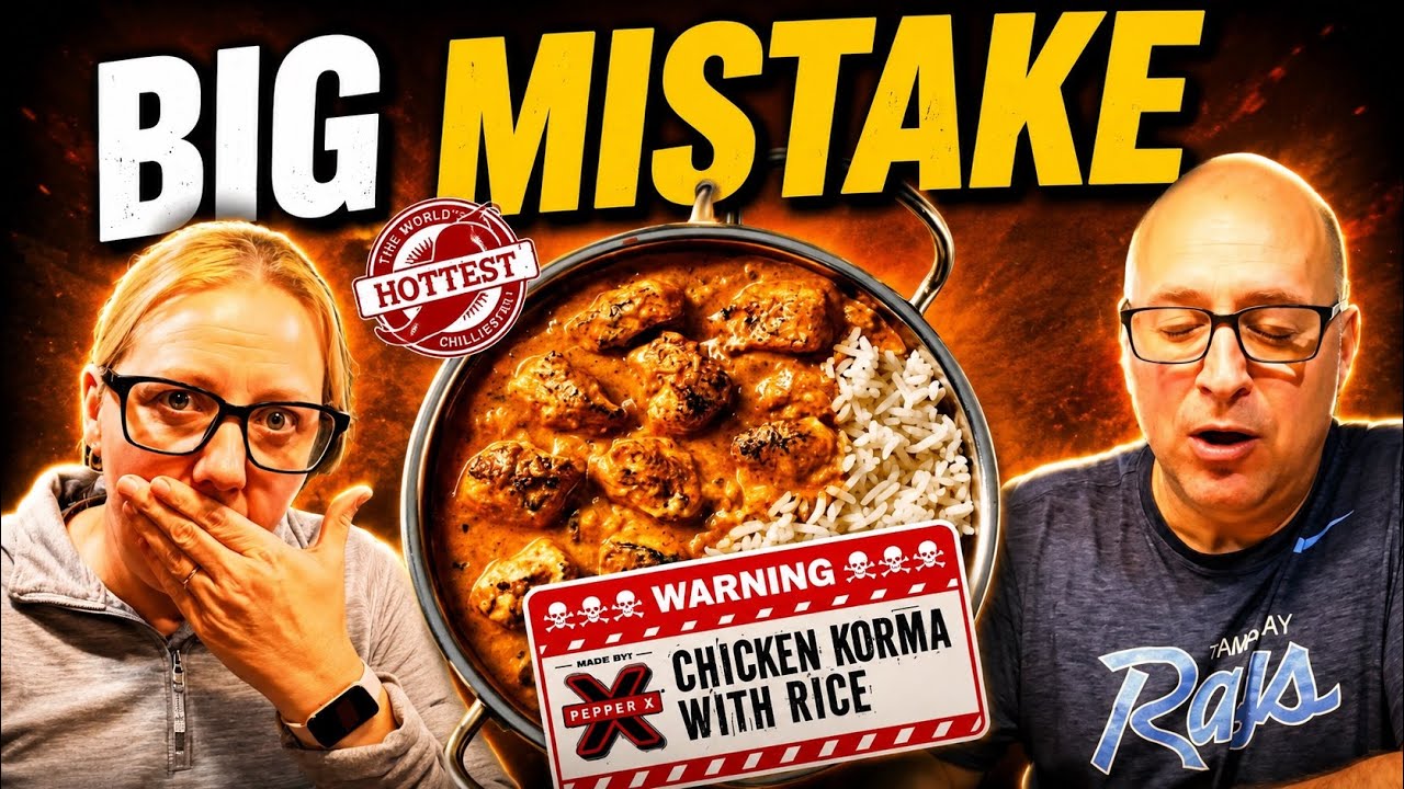 Never Again | PEPPER X Chicken Korma Curry | Food Review