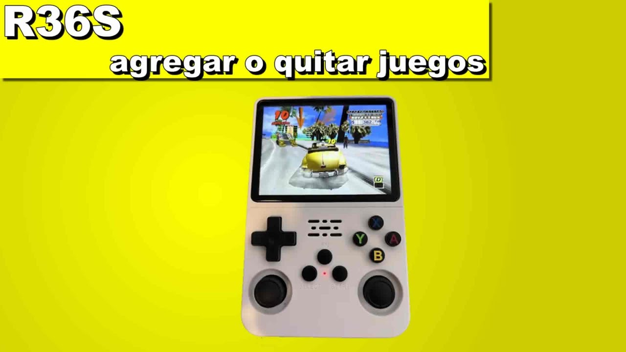 Cómo agregar o quitar juegos a la r36s con una computadora o con un celular.