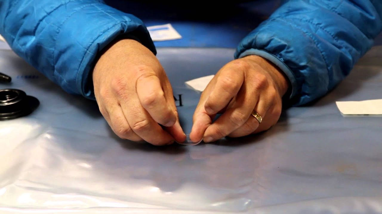 Tear-Aid Patch - Field Repair on an Outcast or Fish Cat Boat