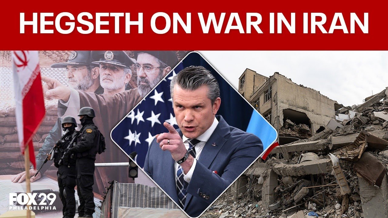 LIVE 🔴 Hegseth, Caine provide update on Iran war