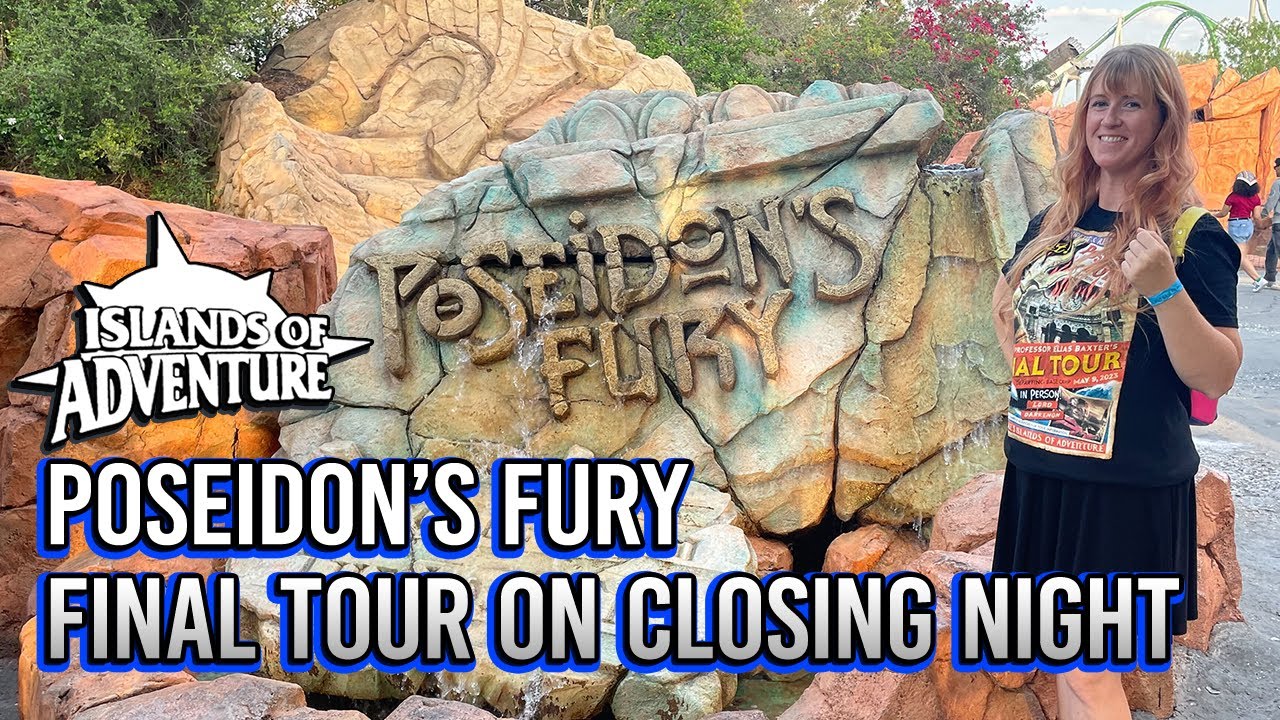 Poseidon’s Fury Final Tour on Closing Night at Universal’s Islands of Adventure