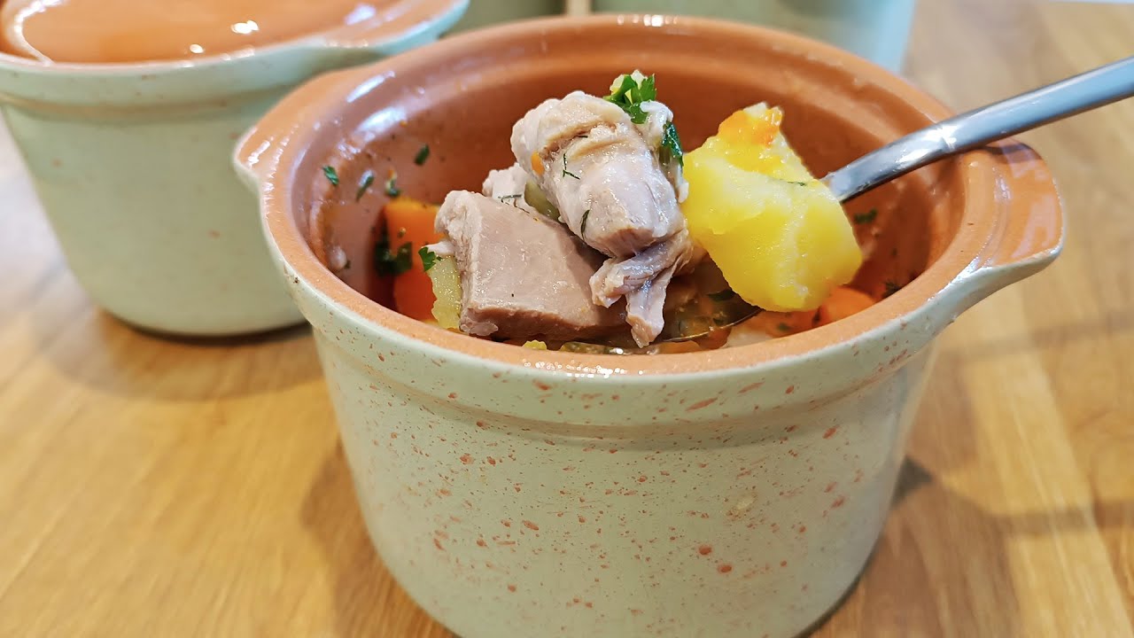 ЖАРКОЕ ИЗ ИНДЕЙКИ в горшочках с овощами