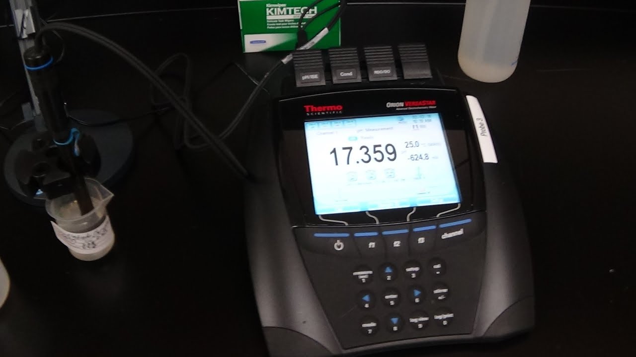 Calibrating pH Orion Versastar Meter