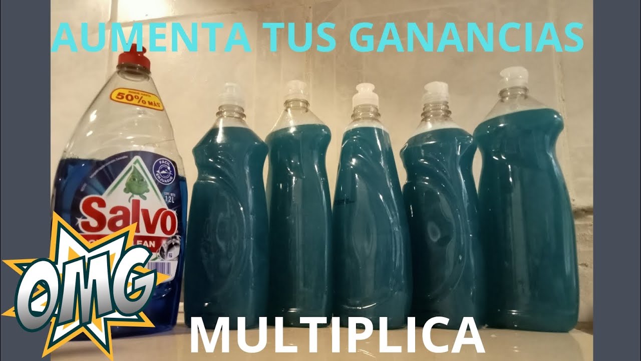 MULTIPLICA TU JABON SALVO LIQUIDO DESENGRASANTE PARA TRASTES