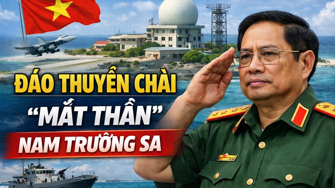 TỪ BÃI ĐÁ VÔ DANH ĐẾN “MẮT THẦN CHIẾN LƯỢC” ĐẢO THUYỀN CHÀI ĐANG THAY ĐỔI CỤC DIỆN NAM TRƯỜNG SA RA