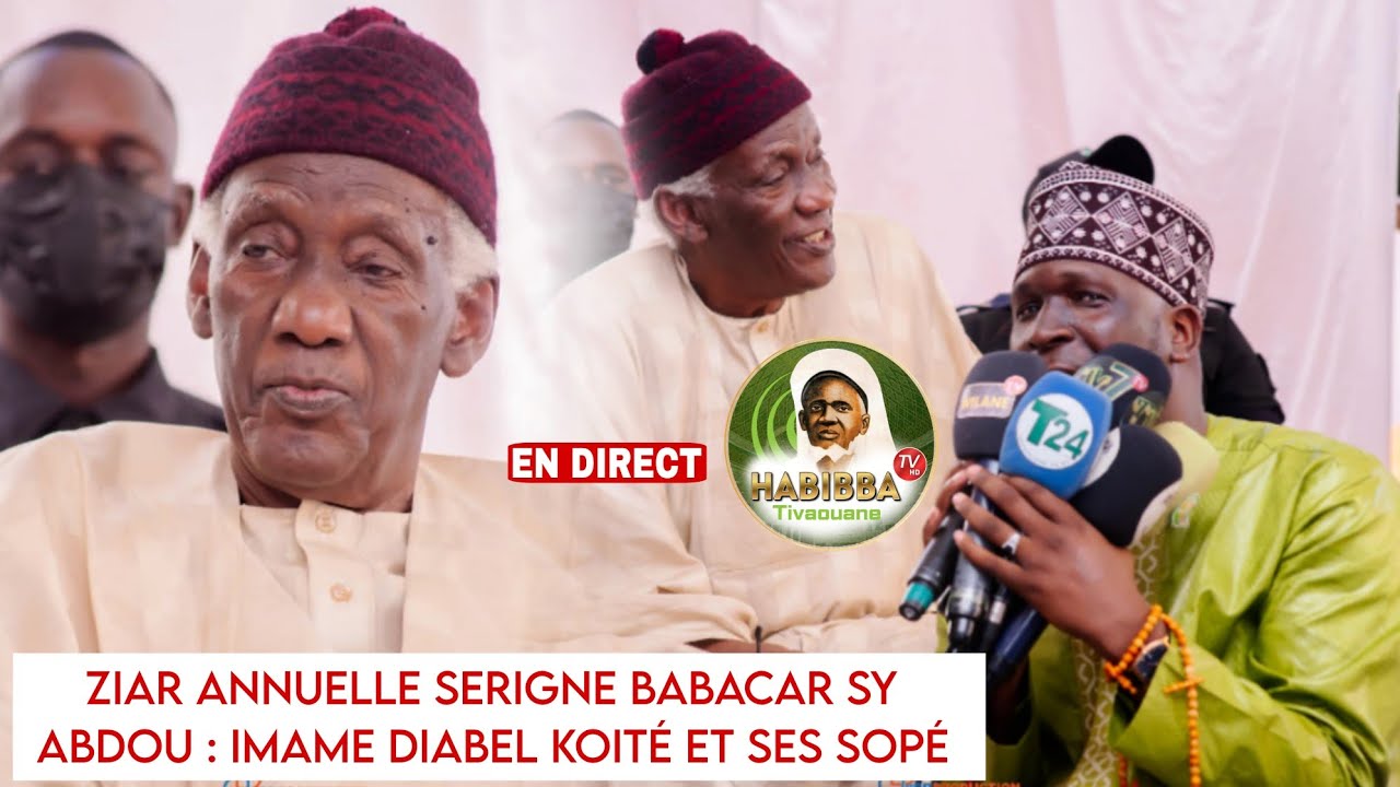 🔴DIRECT TIVAOUANE  : ZIAR ERIGNE BABACAR SY ABDOU IMAME DIABEL KOITÉ ET SES SOPÉ[ ÉDITION 2026]