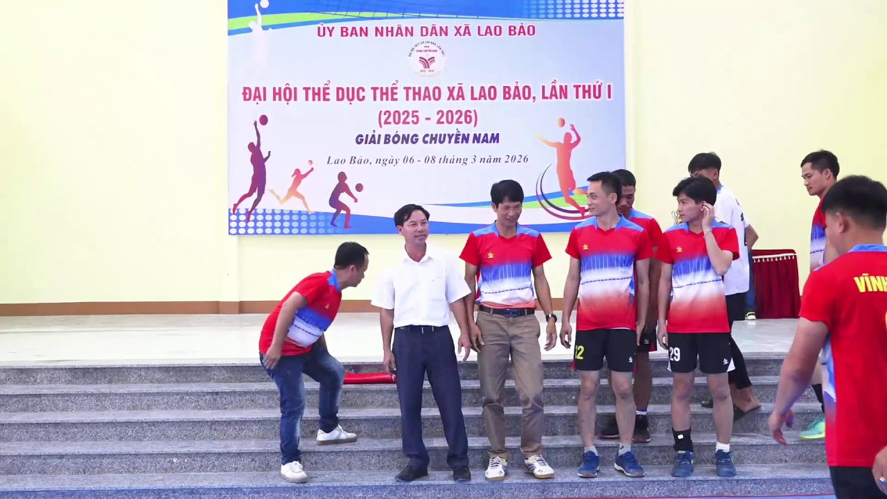 BẾ MẠC GIẢI BÓNG CHUYỀN NAM - ĐẠI HỘI TDTT XÃ LAO BẢO LẦN THỨ I NĂM 2025-2026