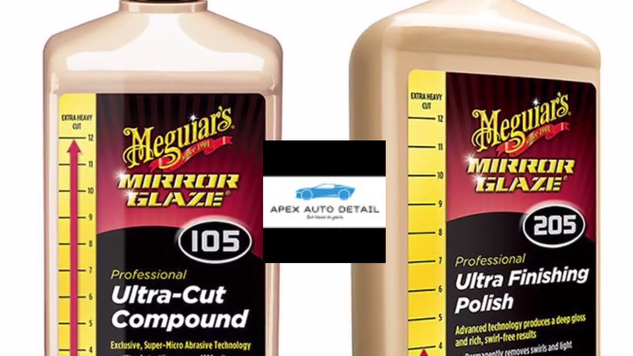Комбинация Meguiar's 105/205. Плюс советы и рекомендации по борьбе с остатками.