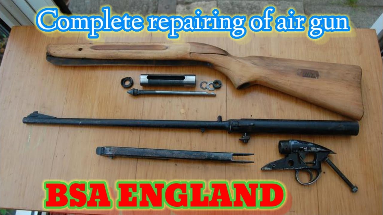 How to repair airgun BSA England| AS Rare Tech |complete Information and repairing of BSA England