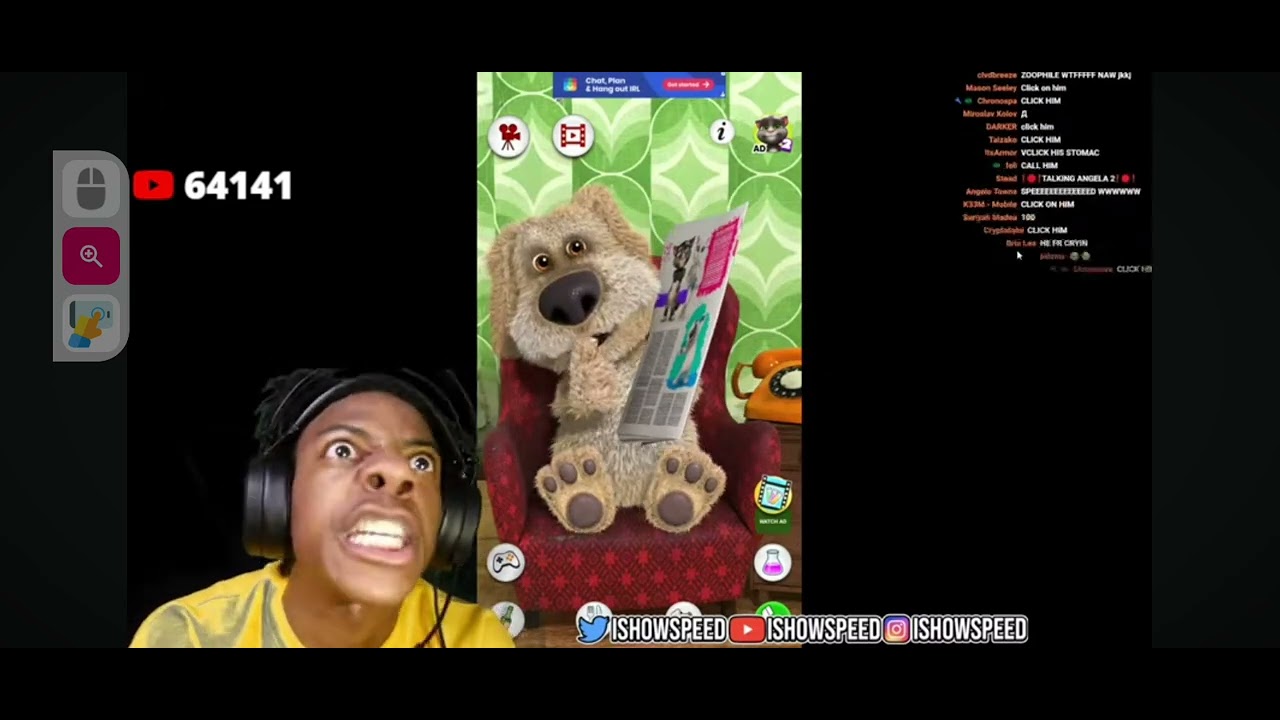 Ishowspeed copying talking ben