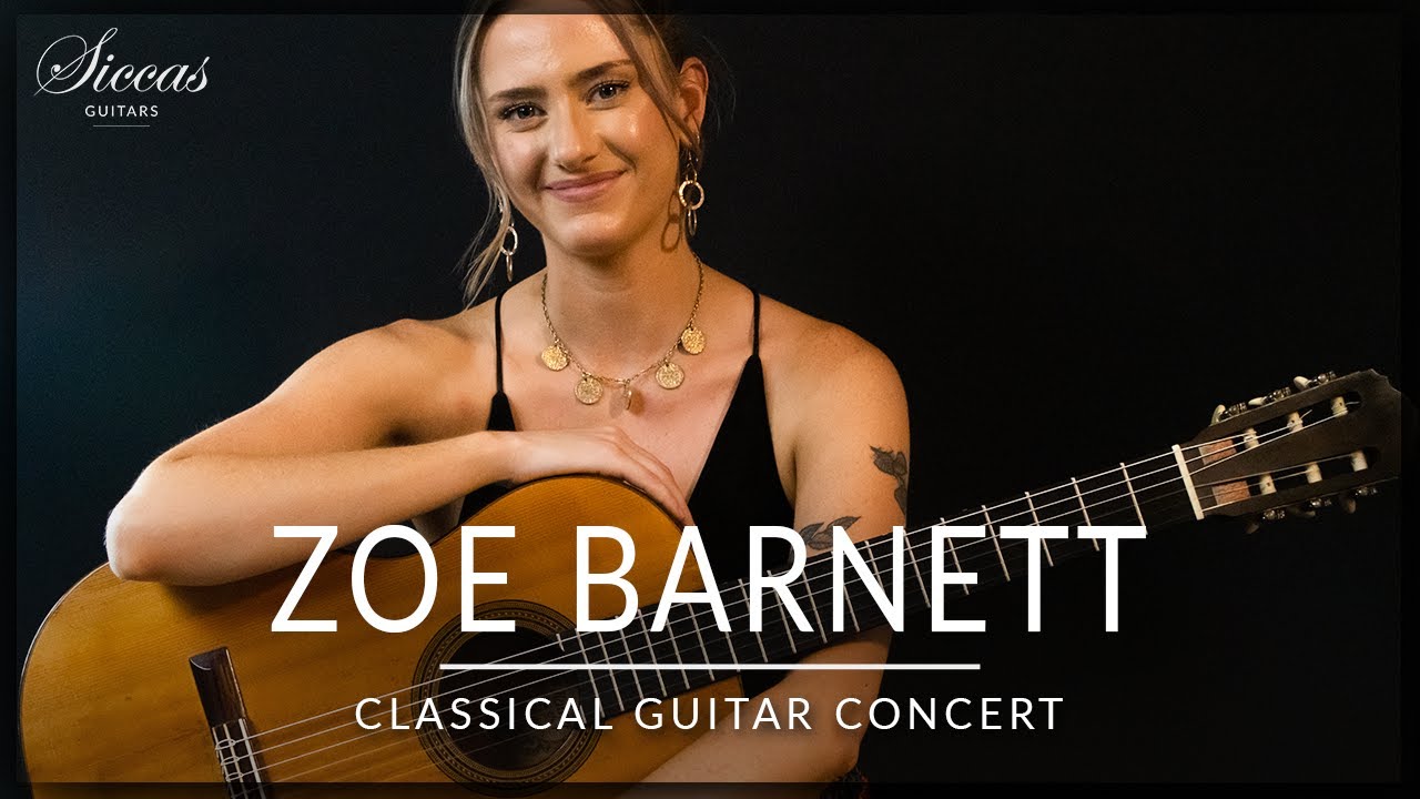 ZOE BARNETT - Online Guitar Concert | Persian Ballads, Frederic Mompou | Siccas Guitars