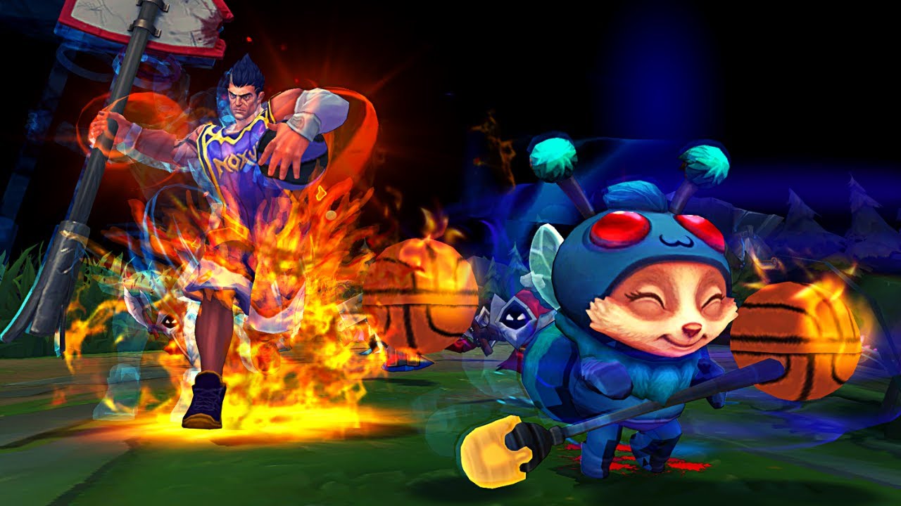 Educational Teemo Game vs Darius. [Teemo vs Darius]