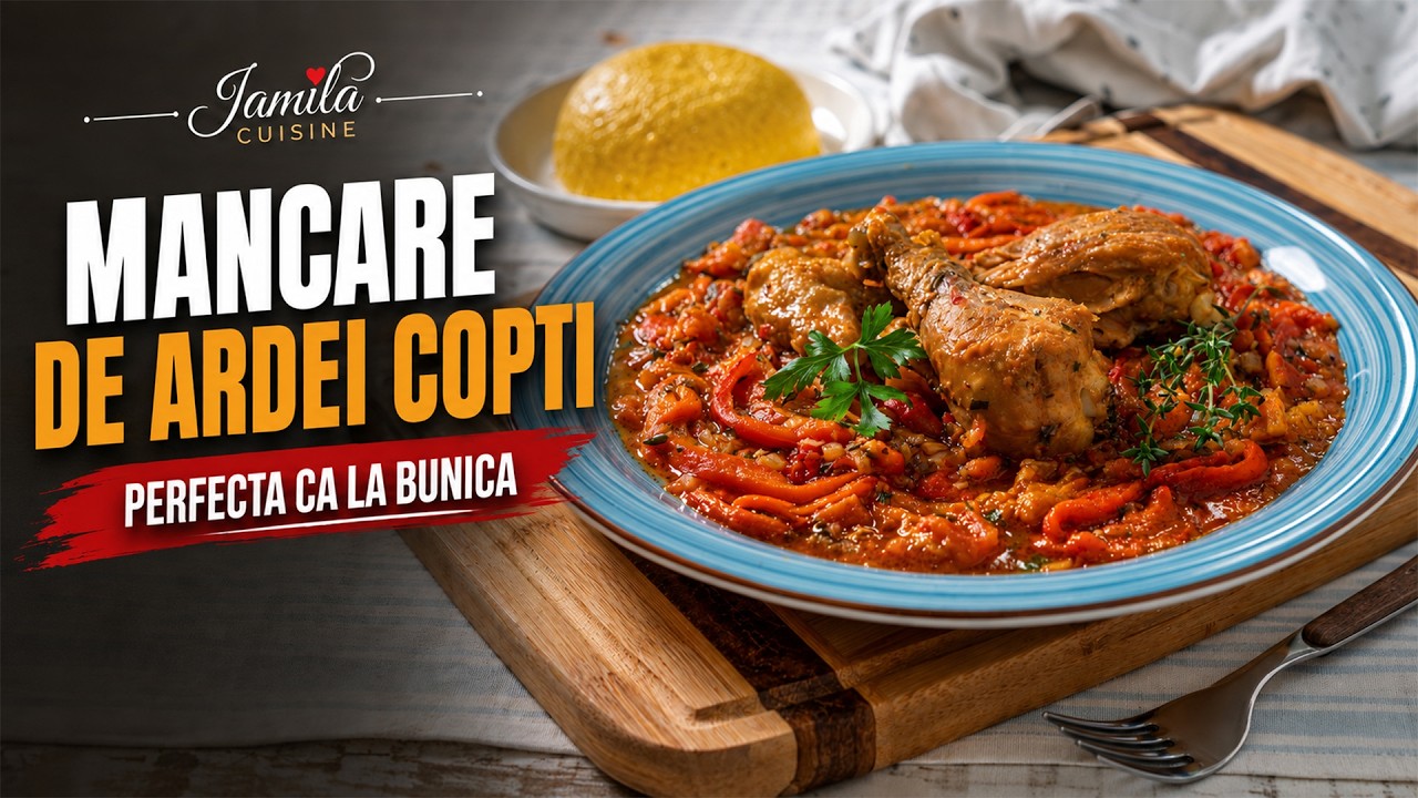 Mancare de ardei copti cu pui 🌶️🍗, o tocanita perfecta ca la bunica | JamilaCuisine