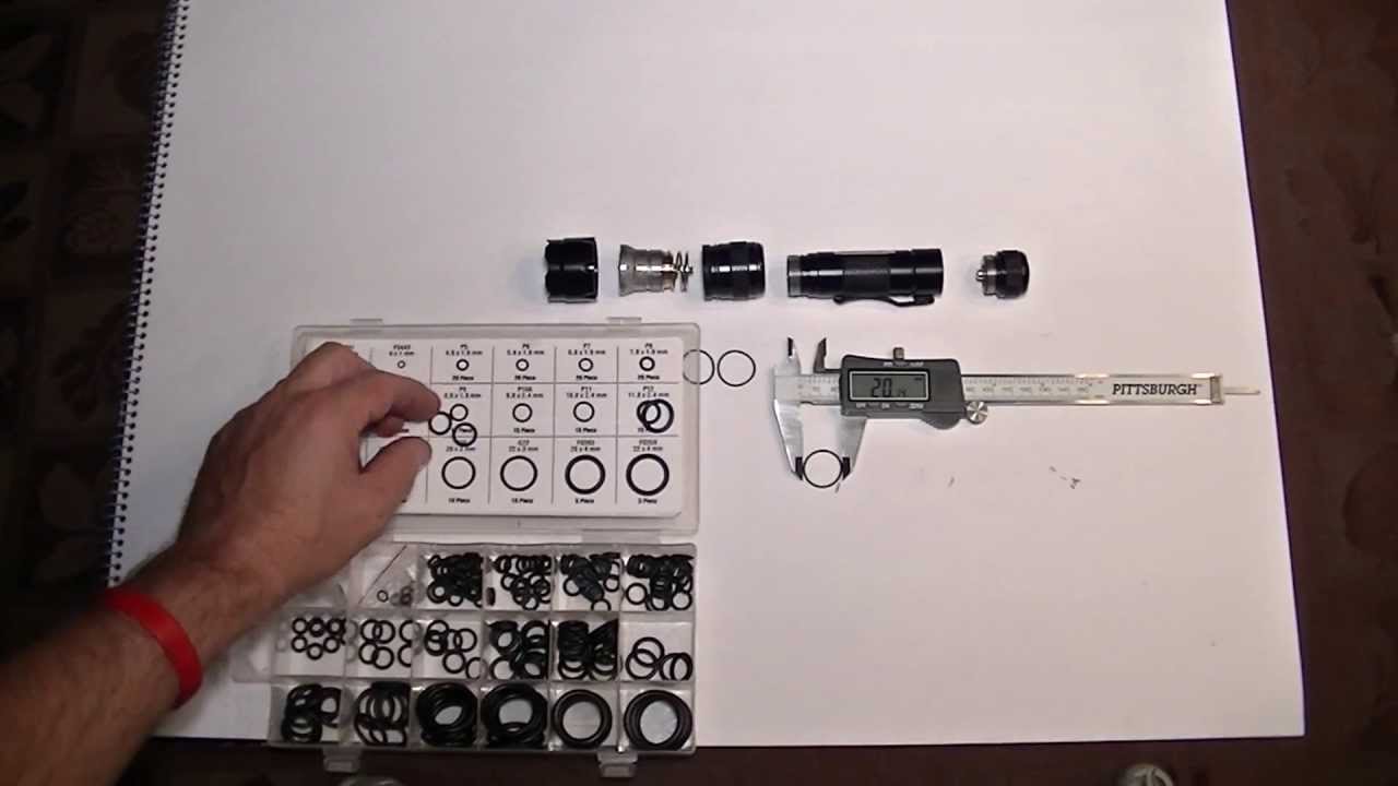 Ultrafire WF-502B Flashlight Replacing The O-Rings On (Improving Water Resistance)
