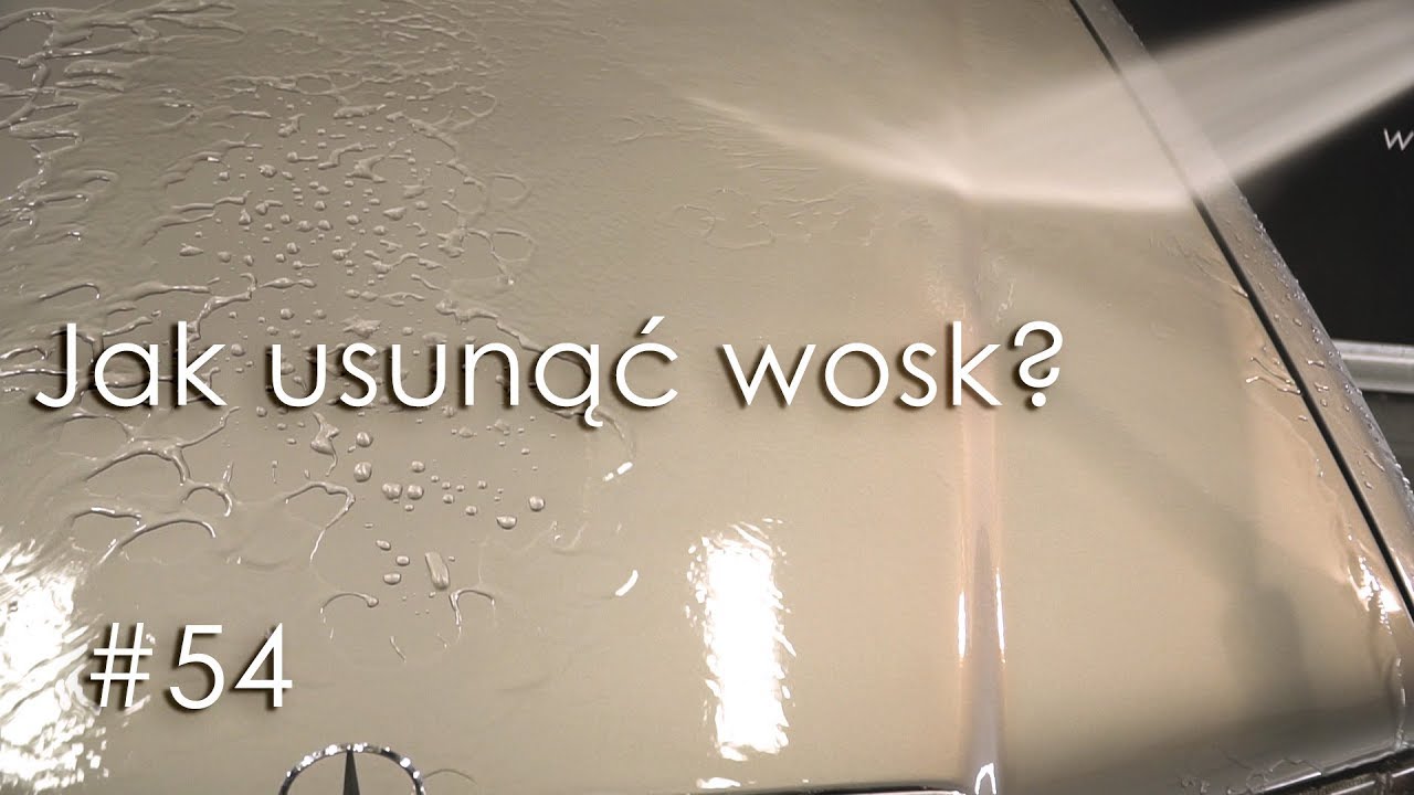 Jak usunąć wosk? #54