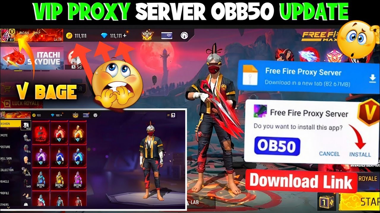 Free Fire Proxy Server on Android (OB50 Update) #freefire #bossbhai #ffindia #ff 