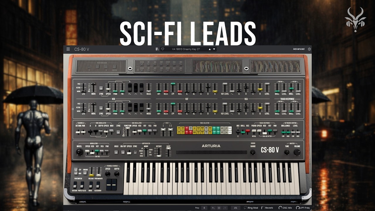 Arturia CS-80 V4 Presets &ndash; Vicious Antelope Rain City | Cinematic Sci-Fi Leads