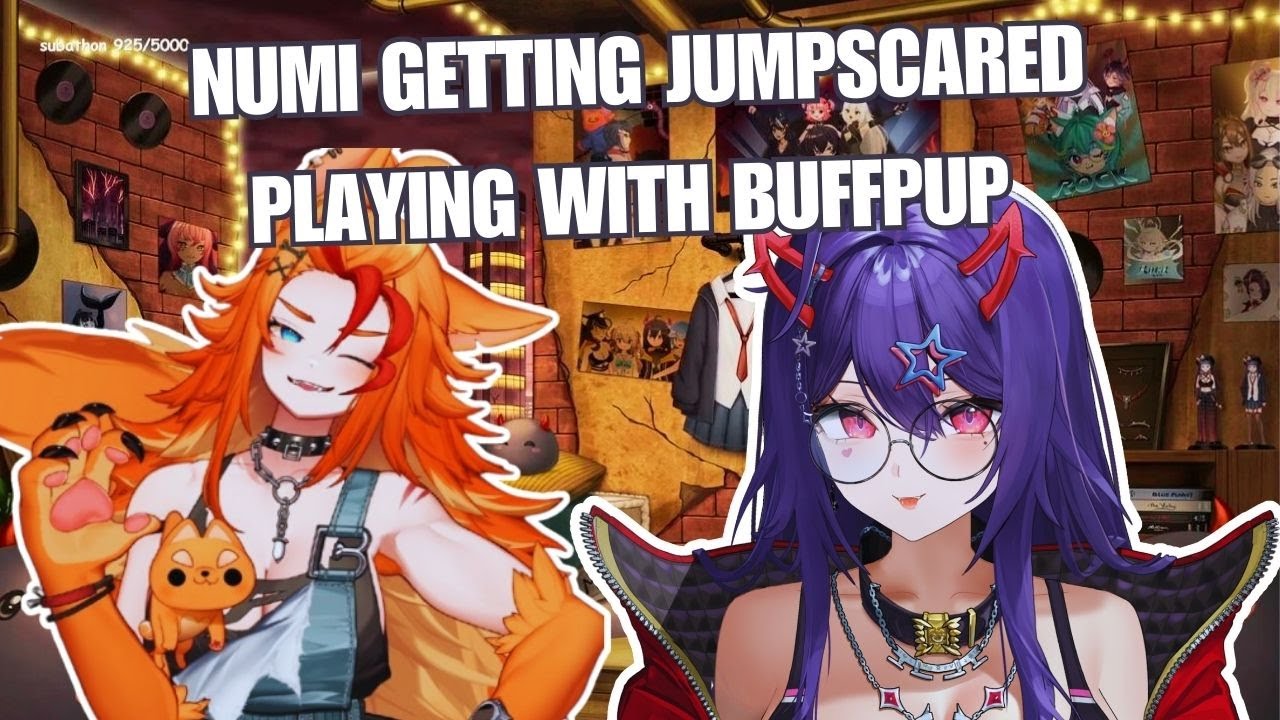 Numi got JUMPSCARED playing with Buffpup