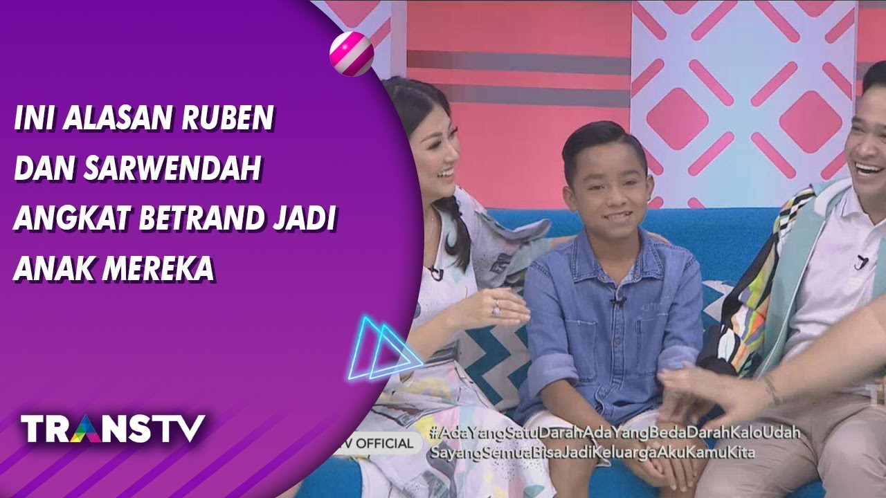 BROWNIS - Ini Alasan Ruben Dan Sarwendah Mengangkat Betrand Menjadi Anggota Keluarga (29/8/19)Part 2