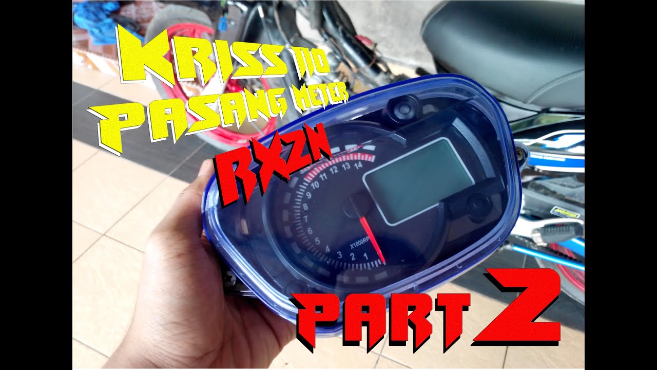 KRISS 110 pasang meter RX2N Versi DIY  Part 2