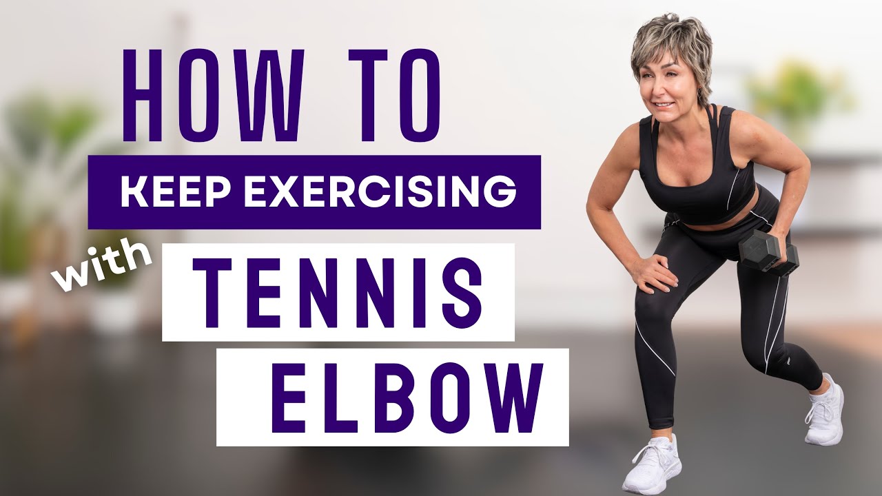 How to Keep Working Out and Lifting Weights With Tennis Elbow (Treatment and Rehab Exercises)