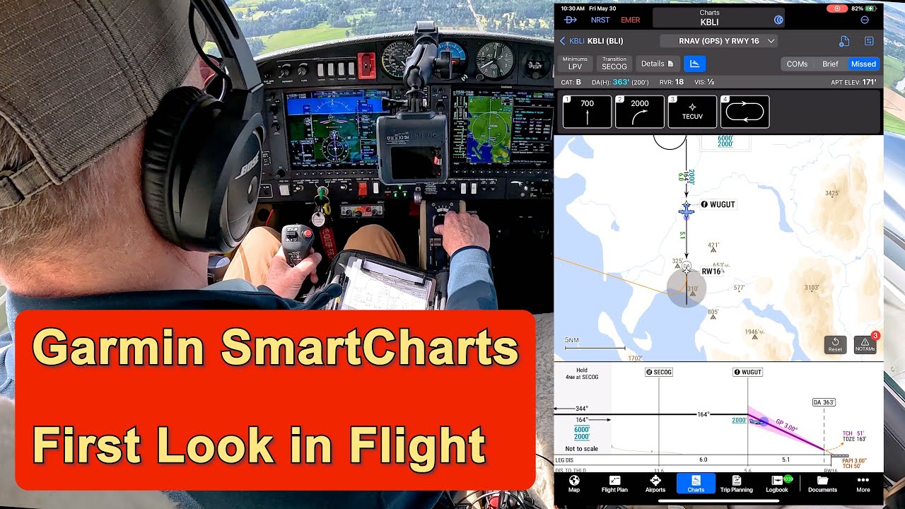 Garmin SmartCharts - A First Look in Flight