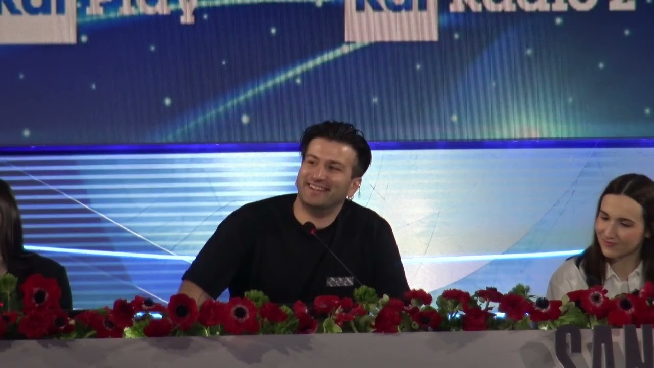 Eddie Brock, la conferenza stampa a Sanremo 2026