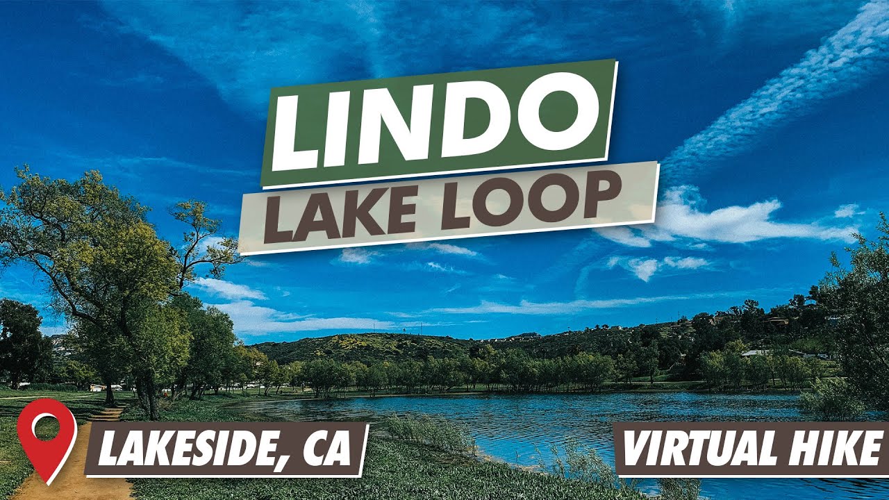 Lindo Lake Loop | Lakeside, CA | Virtual Walk | 4K
