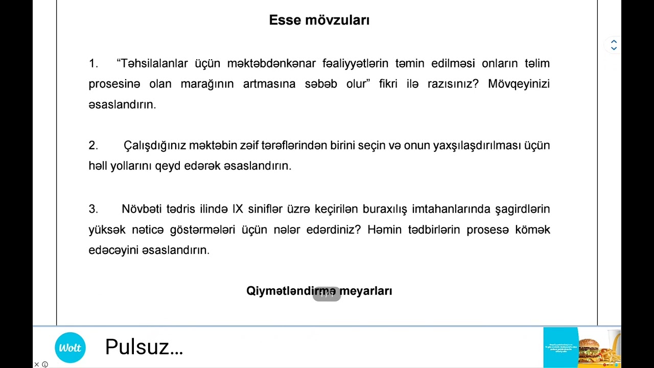 ESSE direktor işə qəbul.0508593481