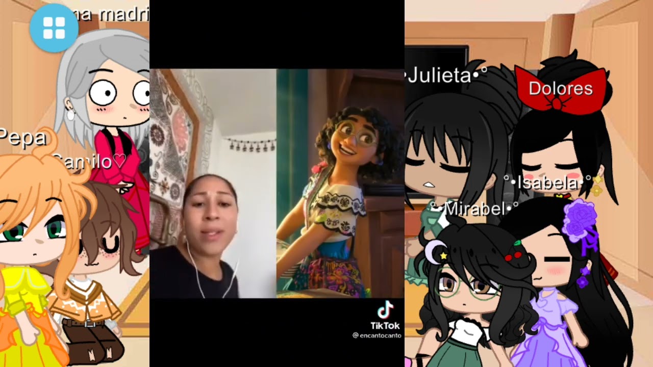 °•Los personajes de Encanto reaccionan a sus tik toks parte 3•°
