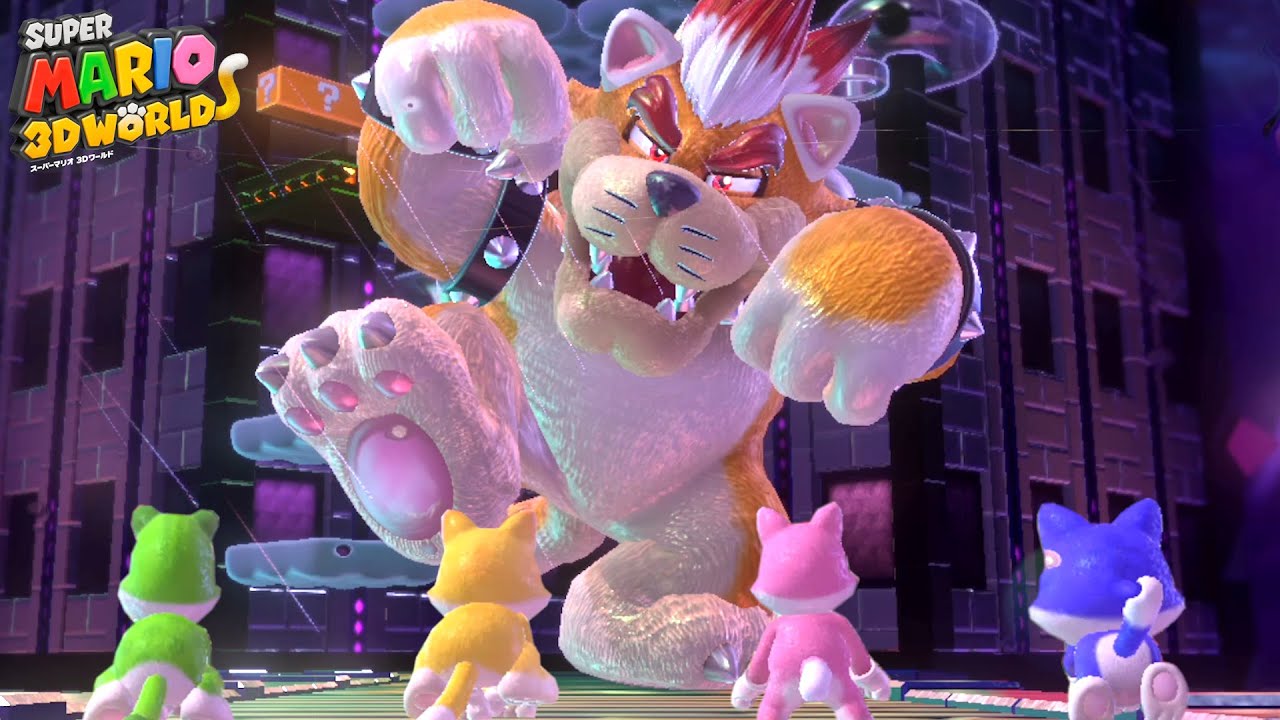 【4人実況】ラスボス戦、全員ネコじゃねえか『 スーパーマリオ 3Dワールド 』#8