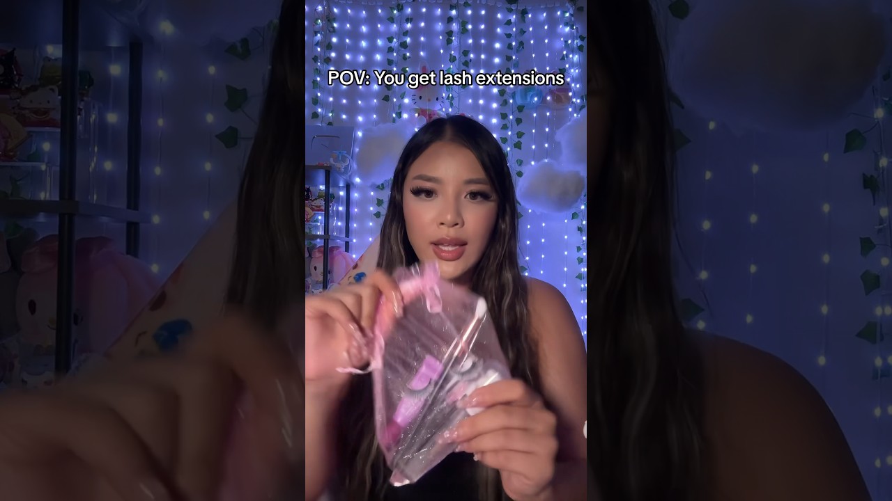 POV: I do your eyelash extensions #shorts #asmr