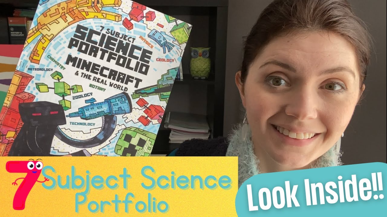7 SUBJECT Science Portfolio | LOOK INSIDE | MINECRAFT | Homeschool Curriculum Review