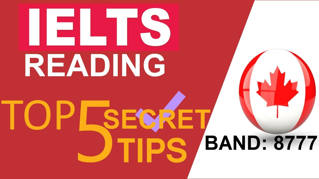 IELTS READING TOP 5 SECRET TIPS FOR 8777 || ASAD YAQUB