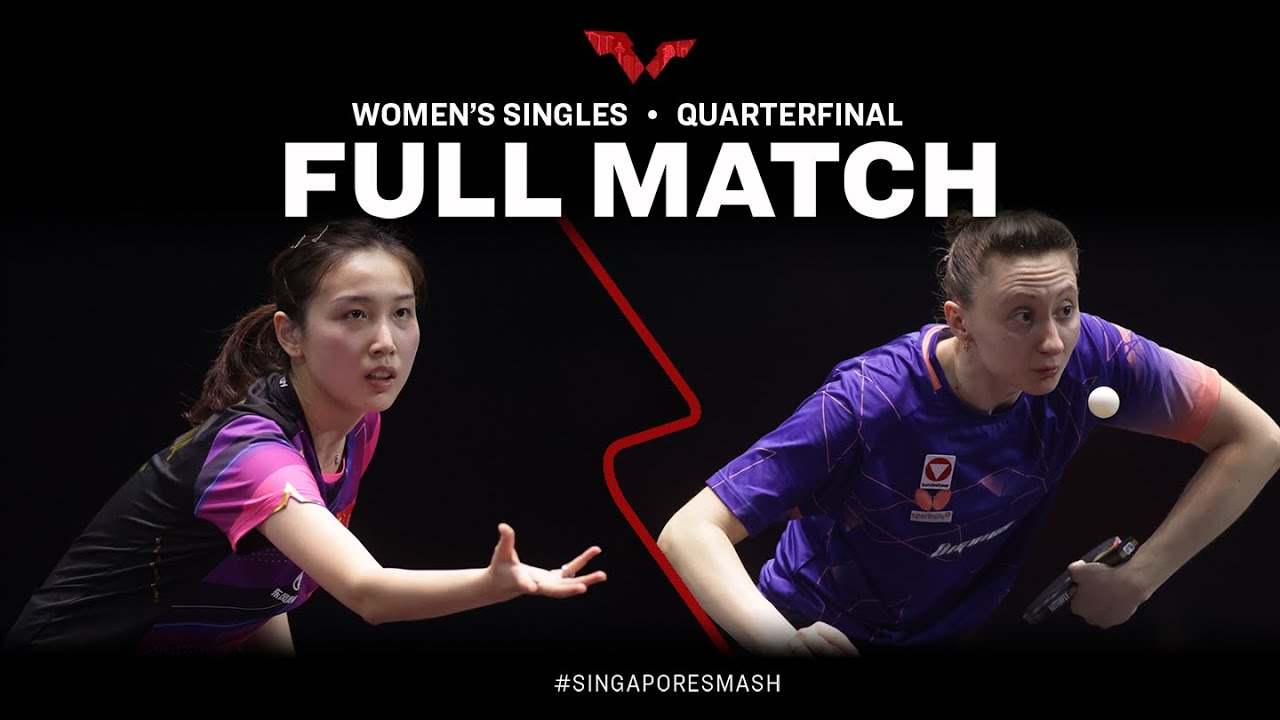 FULL MATCH | QIAN Tianyi vs Sofia POLCANOVA | WS QF | #SingaporeSmash 2023