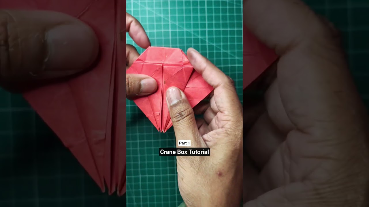 Perfect Origami Crane Box 😍 | Step-by-Step Tutorial | Foldiqo | Part 1