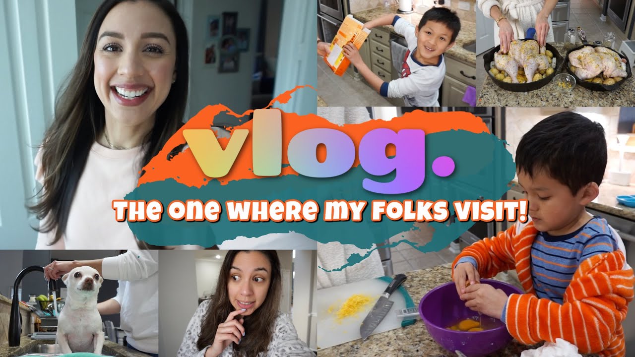VLOG | The one where my parents visit, they demo a wall, and we spatchcock some chicken🍗!