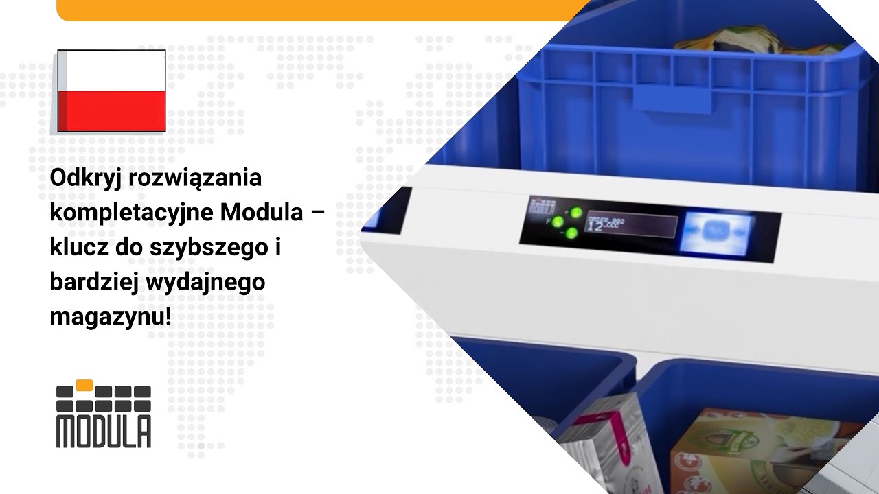 Odkryj rozwiązania kompletacyjne Modula &ndash; klucz do szybszego i bardziej wydajnego magazynu!