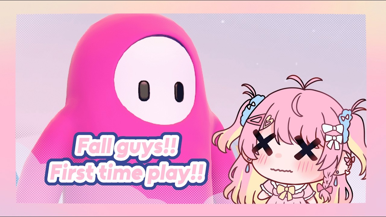 【 TEST 】pertama kali main fall guys~