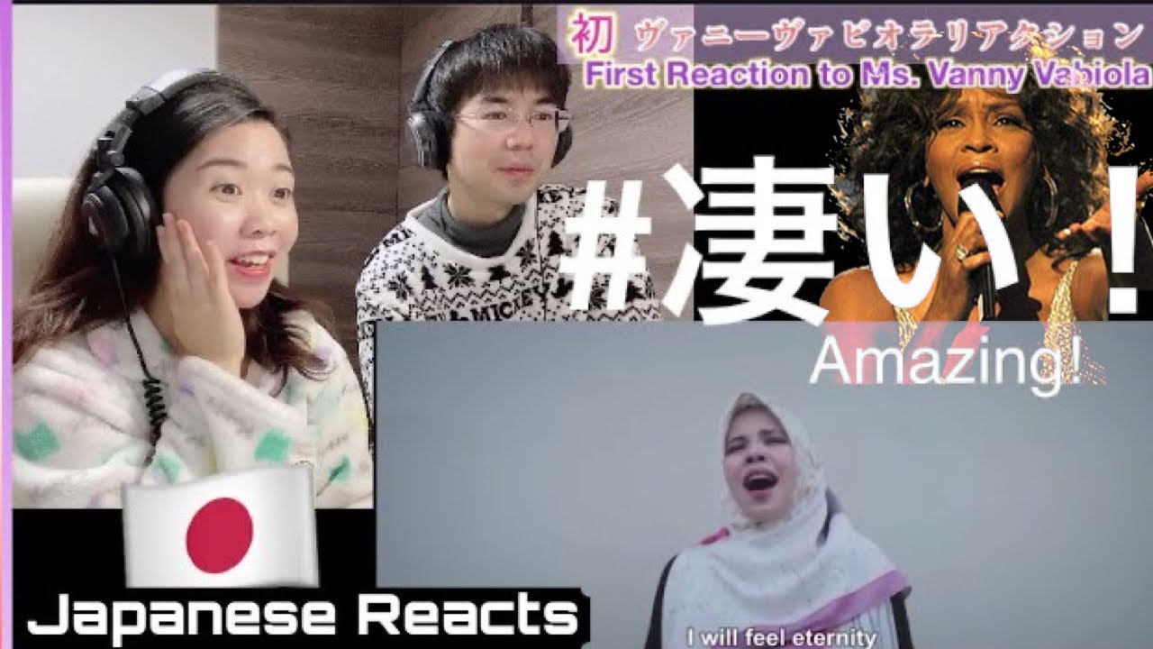 FIRST TIME REACTION to Vanny Vabiola - One Moment In Time ll JAPANESE REACTS