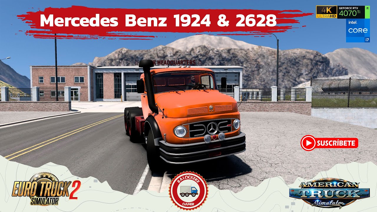 Ats 🚚 |  Mercedes Benz 1924 & 2628  | 🚚#594   #truck  #ats #mods