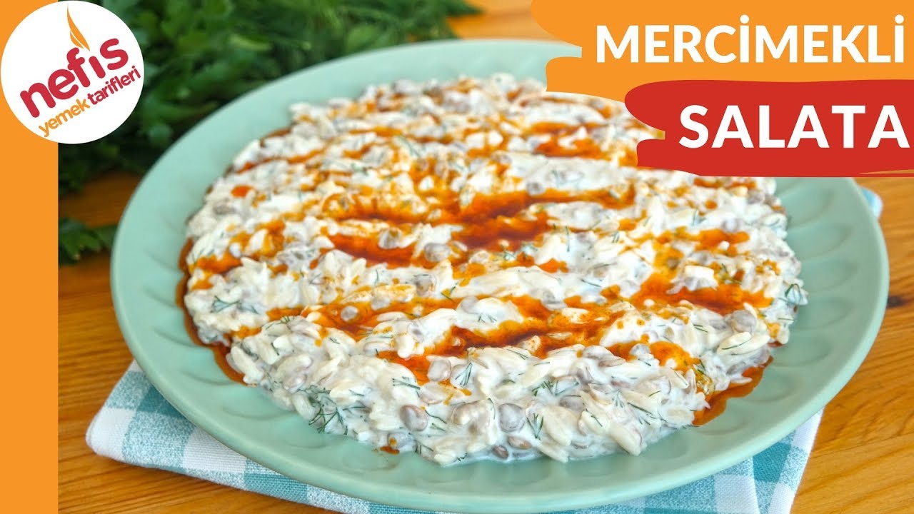 Yeşil Mercimekli &Ccedil;ok Lezzetli Salata Tarifi - Nefis Yemek Tarifleri