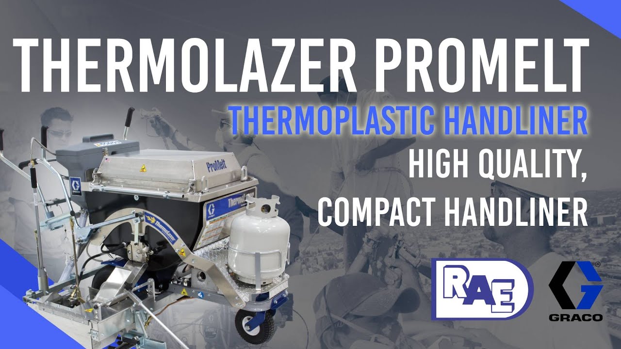 Graco ThermoLazer ProMelt Thermoplastic Handliner Striping System