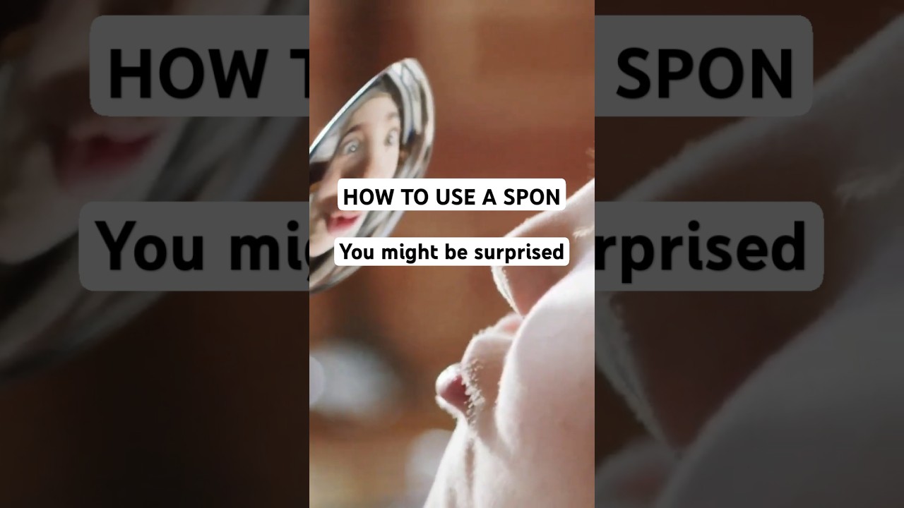 How to Use a Spoon - You might be surprised