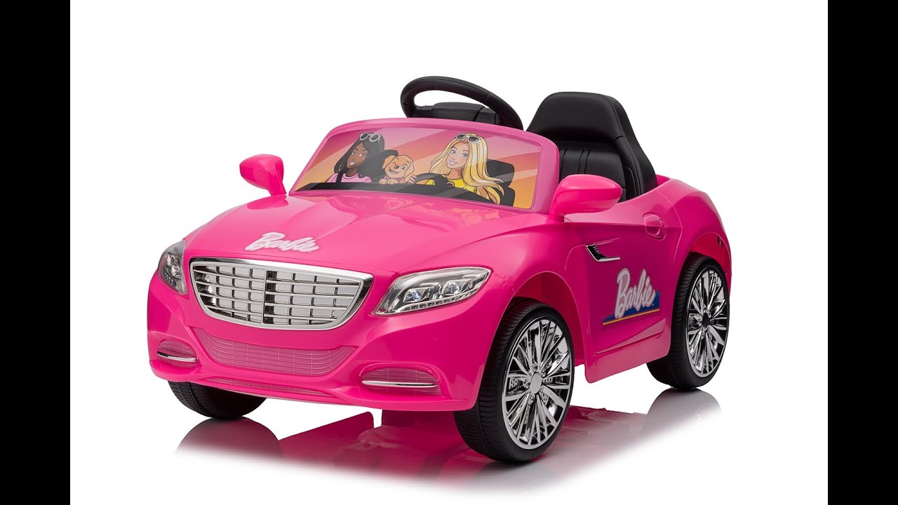 Sakar 6V Barbie Convertible Ride On Assemble Video